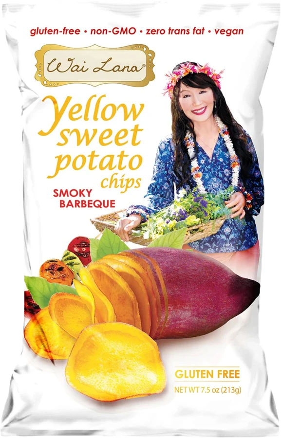 Yellow Sweet Potato Chips: Smoky Barbeque