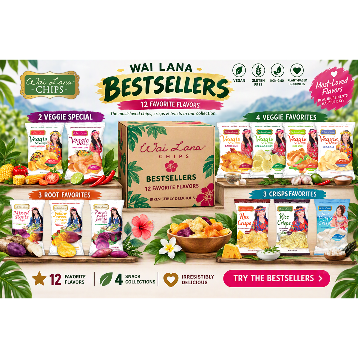 Wai Lana Bestsellers - Explore 12 Flavors