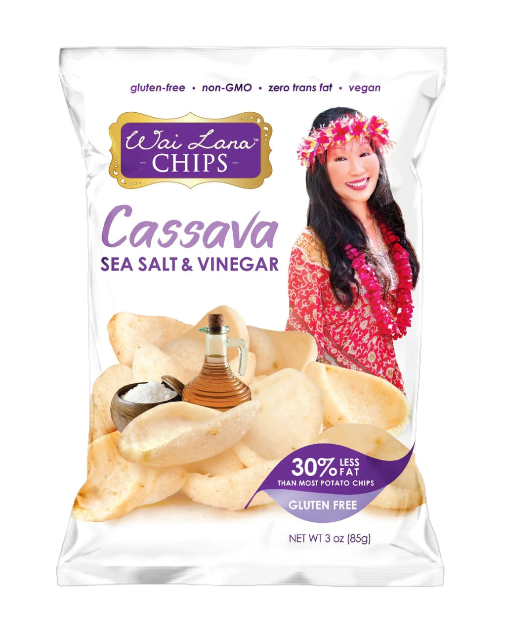 Wai Lana Cassava Chips: Sea Salt & Vinegar