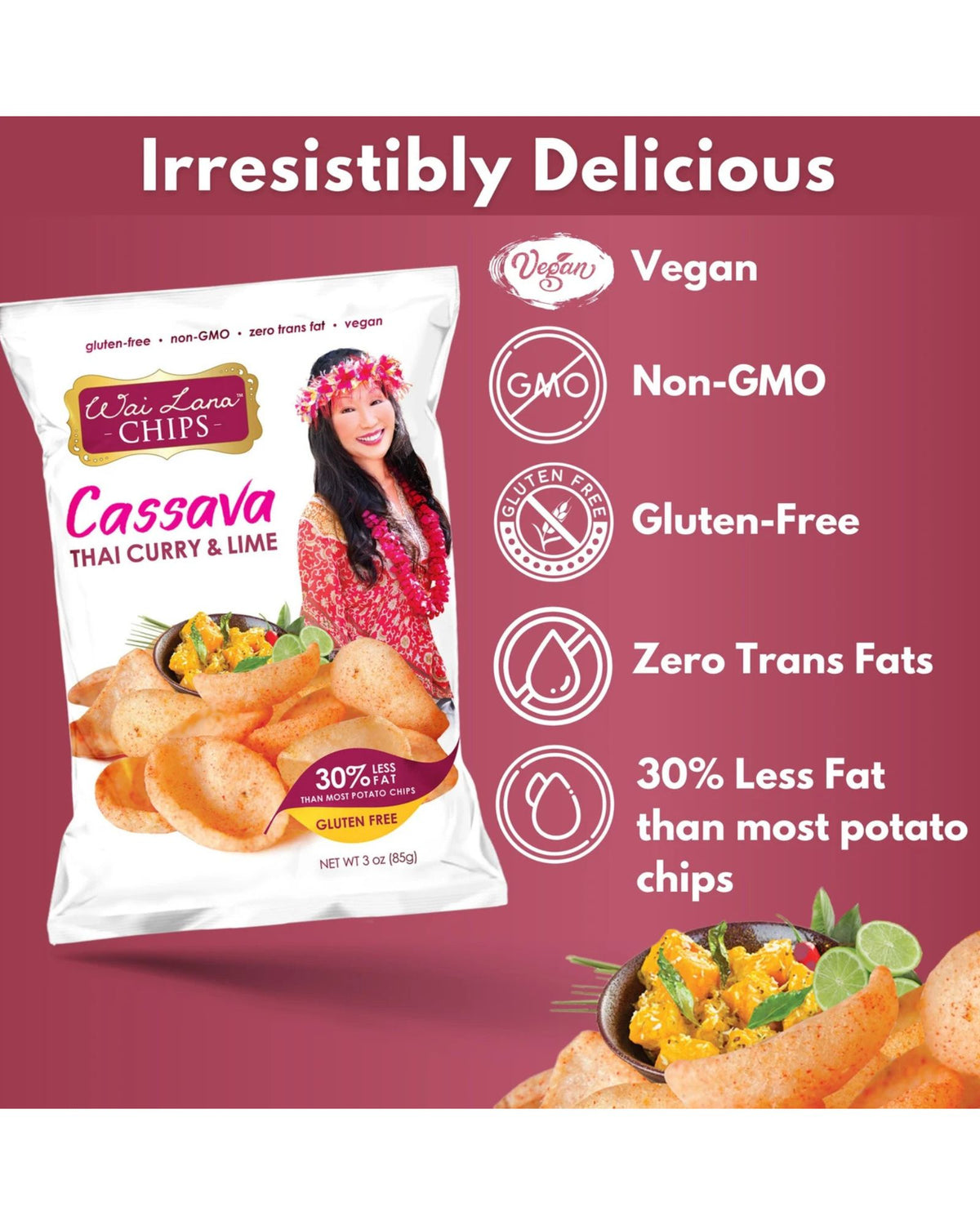 Wai Lana Cassava Chips: Thai Curry with Lime