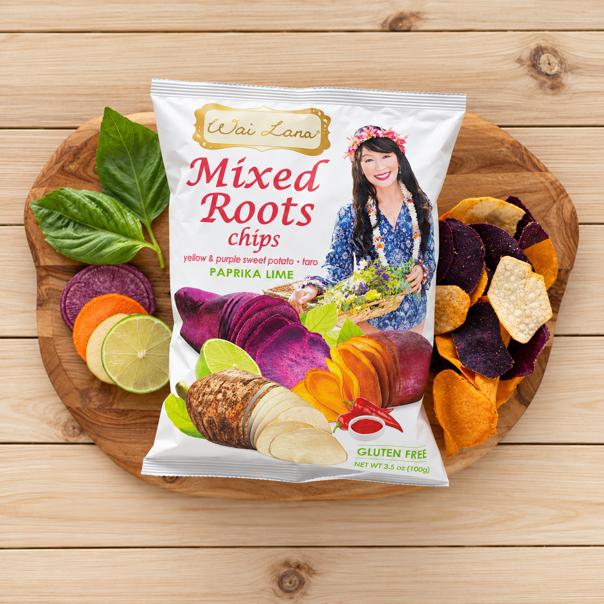 Mixed Roots Chips: Paprika Lime