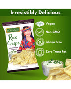 Rice Crisps : Sour Cream & Chives (Vegan)