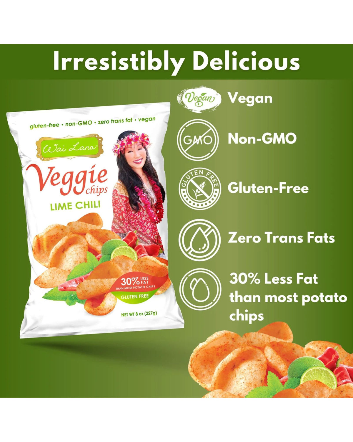 Wai Lana Veggie Chips: Lime Chili