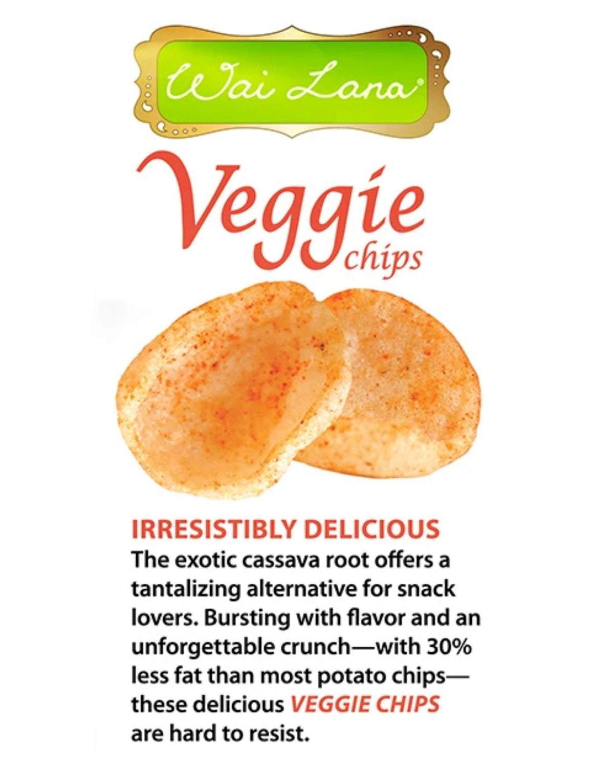 Wai Lana Veggie Chips: Lime Chili