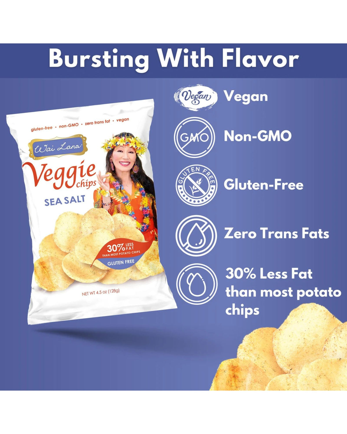 Wai Lana Veggie Chips: Sea Salt