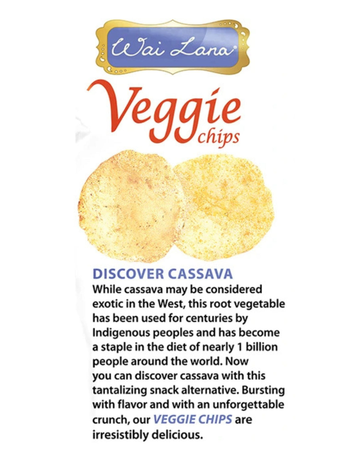 Wai Lana Veggie Chips: Sea Salt