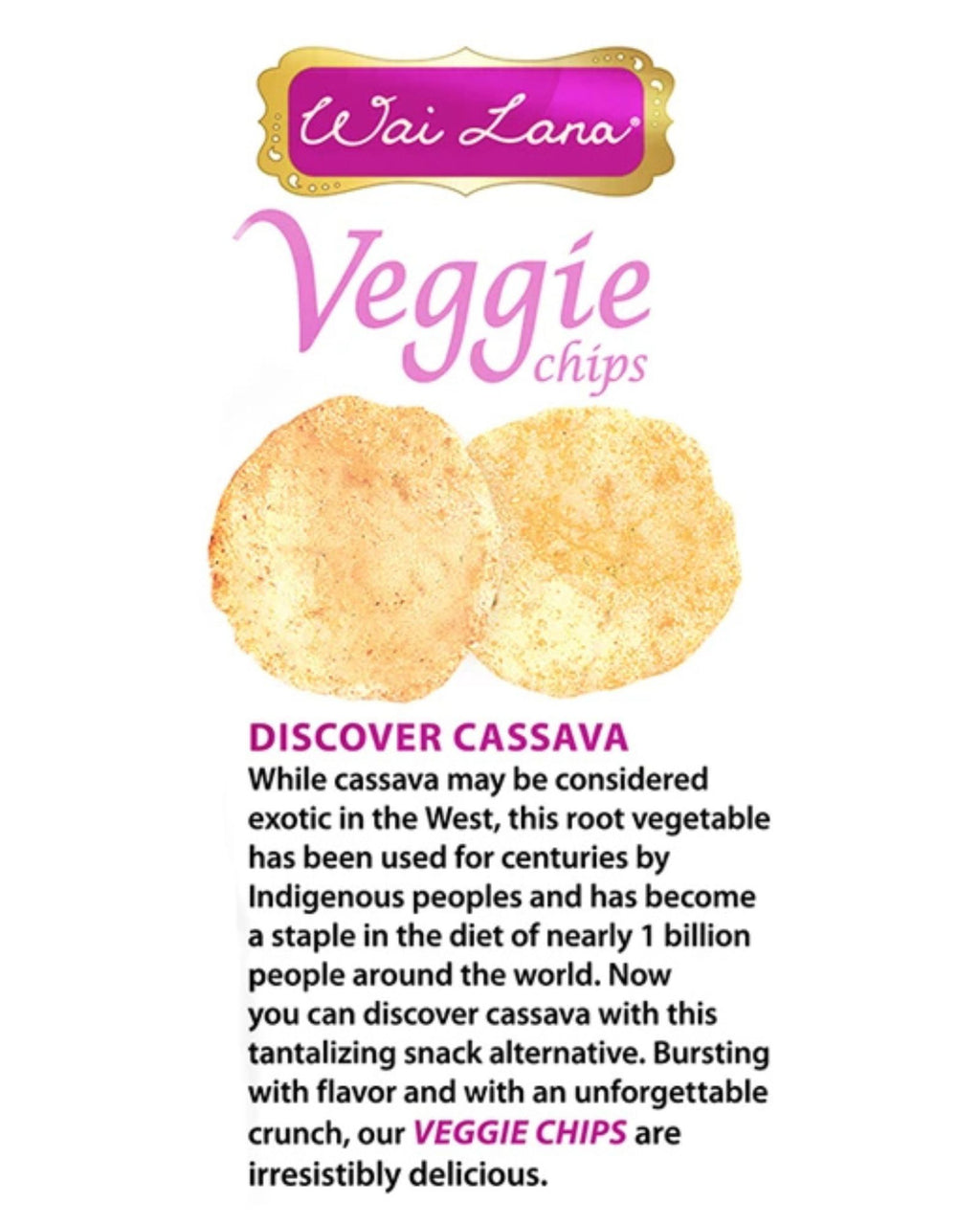 Wai Lana Veggie Chips: Zesty Vinegar