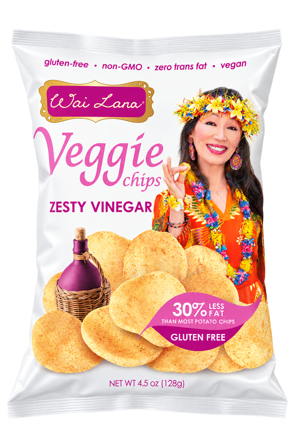 Wai Lana Veggie Chips: Zesty Vinegar