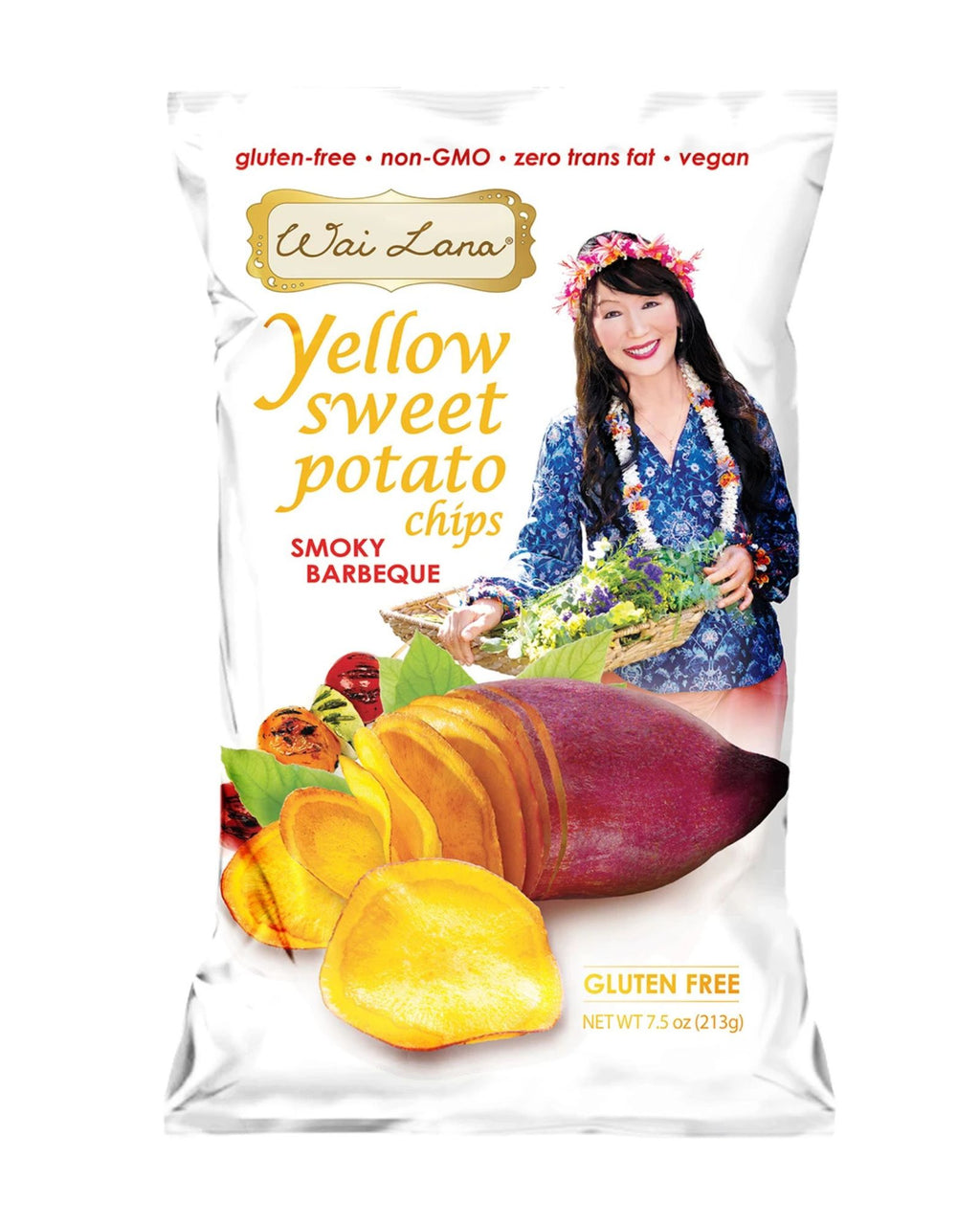 Yellow Sweet Potato Chips: Smoky Barbeque